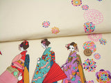 Maiko Girls on a Walk - Natural (Length) 1=0.25yard