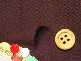 Azumino Cotton - Dark Brown (Length) 1=0.25yard