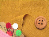 Azumino Cotton - Mustard (Length) 1=0.25yard