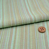 Yarn Dye Shijira Stripes - Green (Length) 1=0.25yard