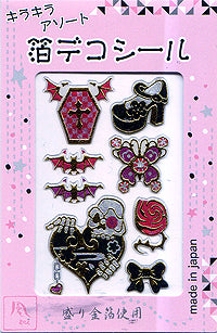Japanese Decoration Stickers - Japanese Gothic