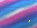Multi-Colored Chirimen - Bellflower (Length) 1=0.25yard