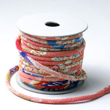 Chirimen Fabric Cord - 1/9in Pink Cherry (Quantity) 1=1yard