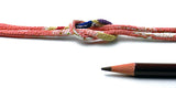 Chirimen Fabric Cord - 1/9in Pink Cherry (Quantity) 1=1yard