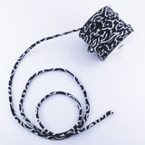 Chirimen Fabric Cord - 1/9in Arabesque Pattern Navy (Quantity) 1=1yard
