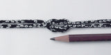Chirimen Fabric Cord - 1/9in Hikita Dots Dark Navy (Quantity) 1=1yard