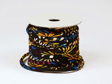 Chirimen Fabric Cord - 1/9in Brilliant Fireworks (Quantity) 1=1yard