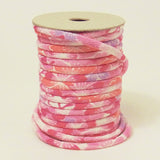 Chirimen Fabric Cord - 1/8in Wild Cherry Blossoms Pink (Quantity) 1=1yard