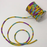 Chirimen Fabric Cord - 1/8in Plump Peonies Mustard Yellow (Quantity) 1=1yard
