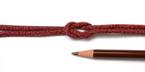Cotton Fabric Cord - 1/8in Swirls on Wine (Quantity) 1=1yard
