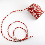Chirimen Fabric Cord - 1/8in Arrow Pattern Brick (Quantity) 1=1yard