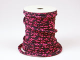 Chirimen Fabric Cord - 1/8in Pink Cherry Blossoms on Dark Navy (Quantity) 1=1yard