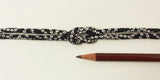 Chirimen Fabric Cord - 1/8in Hikita Dots Dark Navy (Quantity) 1=1yard