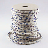 Chirimen Fabric Cord - 1/8in Tiny Triangles (Quantity) 1=1yard