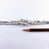 Chirimen Fabric Cord - 1/8in Tiny Triangles (Quantity) 1=1yard