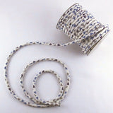Chirimen Fabric Cord - 1/8in Tiny Triangles (Quantity) 1=1yard