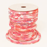 Chirimen Fabric Cord - 1/6in Wild Cherry Blossoms Pink (Quantity) 1=1yard