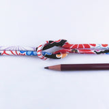 Chirimen Fabric Cord - 1/6in Gorgeous Mums Black (Quantity) 1=1yard