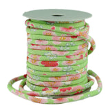 Chirimen Fabric Cord - 1/6in Spring Blossoms Yellow-Green (Quantity) 1=1yard