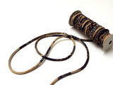 Chirimen Fabric Cord - 1/6in Gray (Quantity) 1=1yard