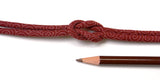 Cotton Fabric Cord - 1/6in Swirls on Wine (Quantity) 1=1yard