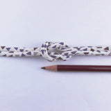 Chirimen Fabric Cord - 1/6in Tiny Triangles (Quantity) 1=1yard