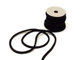 Solid Chirimen Fabric Cord - 1/8in Black (Quantity) 1=1yard
