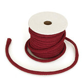 Solid Chirimen Fabric Cord - 1/8in Wine (Quantity) 1=1yard