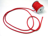 Solid Chirimen Fabric Cord - 1/6in Red (Quantity) 1=1yard