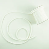 Solid Chirimen Fabric Cord - 1/6in White (Quantity) 1=1yard
