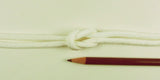 Solid Chirimen Fabric Cord - 1/6in White (Quantity) 1=1yard