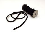 Solid Chirimen Fabric Cord - 1/3in Black (Quantity) 1=1yard