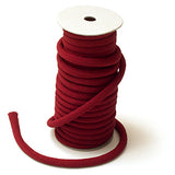 Solid Chirimen Fabric Cord - 1/3in Wine (Quantity) 1=1yard