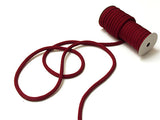 Solid Chirimen Fabric Cord - 1/3in Wine (Quantity) 1=1yard
