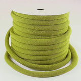 Solid Chirimen Fabric Cord - 1/3in Moegi Yellow-Green (Quantity) 1=1yard