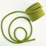 Solid Chirimen Fabric Cord - 1/3in Moegi Yellow-Green (Quantity) 1=1yard