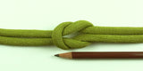 Solid Chirimen Fabric Cord - 1/3in Moegi Yellow-Green (Quantity) 1=1yard