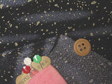 Gold Flecks on Black (Length) 1=0.25yard