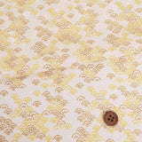 Hazy Wave on White (Length) 1=0.25yard