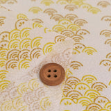 Hazy Wave on White (Length) 1=0.25yard