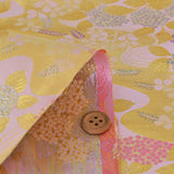 Nishijin-ori Brocade Hydrangeas on Water (Length) 1=0.25yard