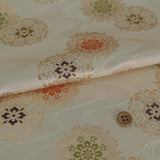 Nishijin-ori Brocade Floating Eight Petal Flowers (Length) 1=0.25yard