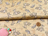 Nishijin-ori Brocade Caricatures of Frolicking Animals (Length) 1=0.25yard