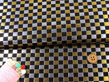 Nishijin-ori Brocade Gold & Silver Traditional Square Pattern (Length) 1=0.25yard