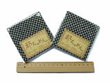 Pre-Cut Chirimen: Kanoko Dots on Black