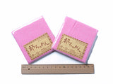 Pre-Cut Chirimen - Dotted Wavy Pattern - Pink
