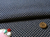 Shibori Kanoko Dots in Antique Dark Navy (Length) 1=0.25yard