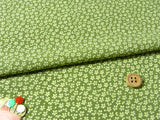 Tiny Cherry Blossoms in Green Tea (Length) 1=0.25yard