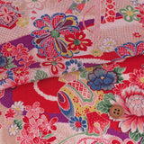 Floral Noshi Bundles & Lucky Mallets - Red (Length) 1=0.25yard
