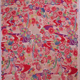 Floral Noshi Bundles & Lucky Mallets - Red (Length) 1=0.25yard